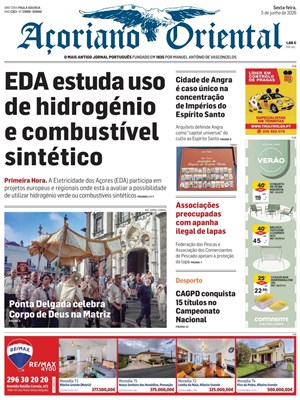 Capa de Açoriano Oriental