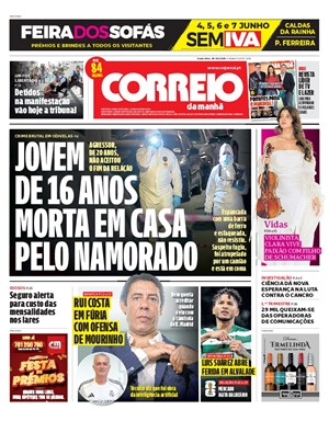 Capa de Correio da Manhã