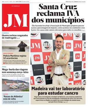 Capa de Jornal Madeira