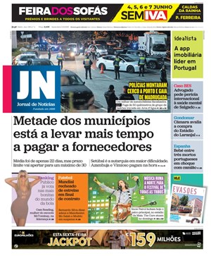 Capa de Jornal de Notícias