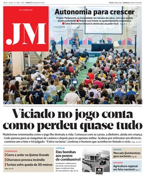 Capa de Jornal Madeira