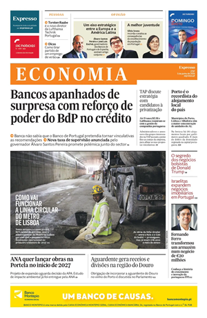 Capa de Expresso Economia