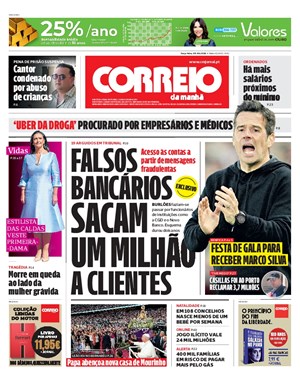 Capa de Correio da Manhã