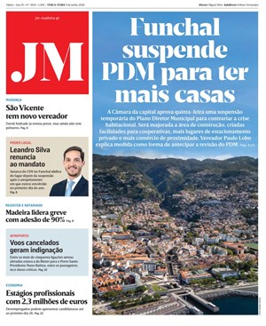 Capa de Jornal Madeira