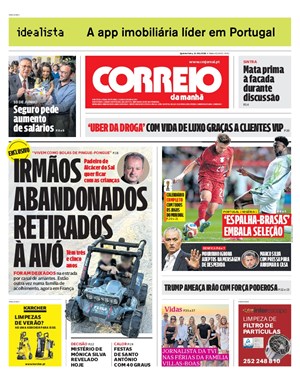 Capa de Correio da Manhã