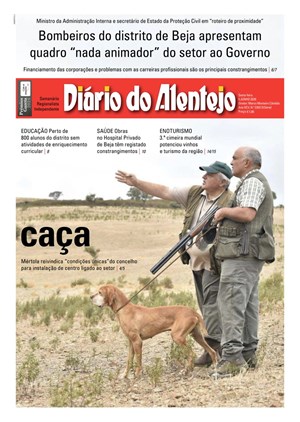 Capa de Diário do Alentejo