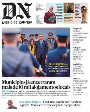 Capa de Diário de Notícias