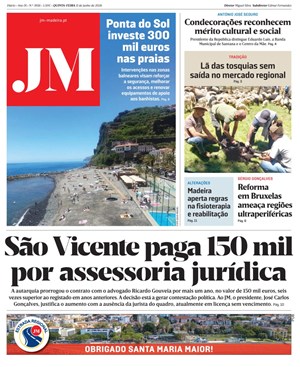 Capa de Jornal Madeira