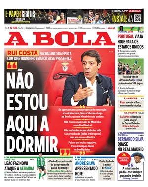 Capa de A Bola