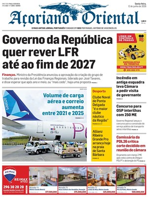 Capa de Açoriano Oriental