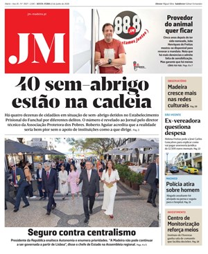 Capa de Jornal Madeira