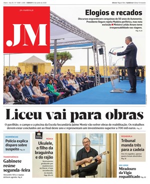Capa de Jornal Madeira