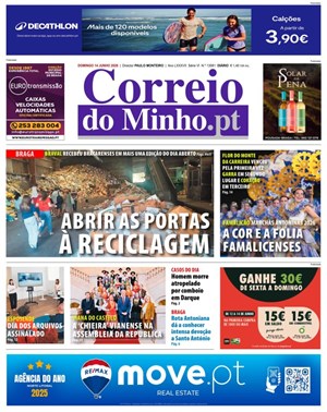Capa de Correio do Minho