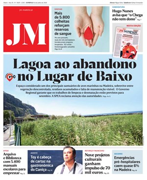 Capa de Jornal Madeira