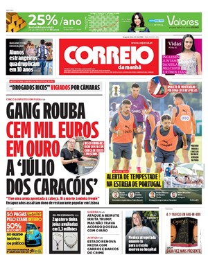 Capa de Correio da Manhã