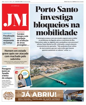 Capa de Jornal Madeira