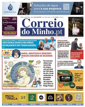 Capa de Correio do Minho