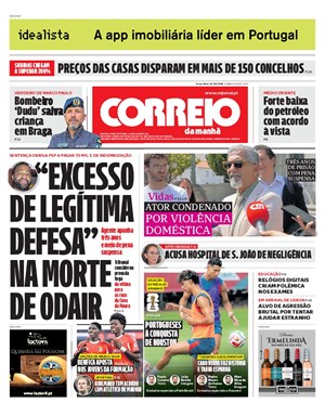 Capa de Correio da Manhã