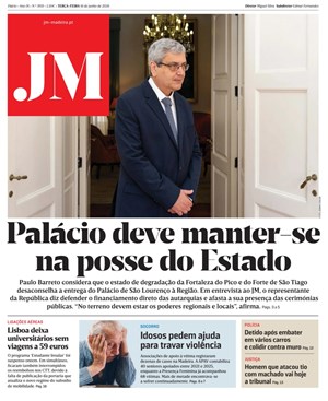 Capa de Jornal Madeira