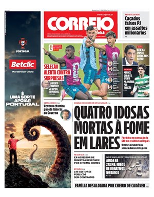 Capa de Correio da Manhã