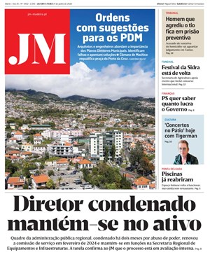 Capa de Jornal Madeira