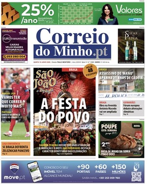 Capa de Correio do Minho