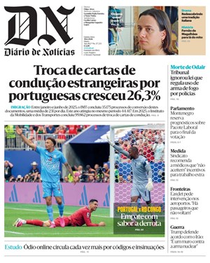 Capa de Diário de Notícias