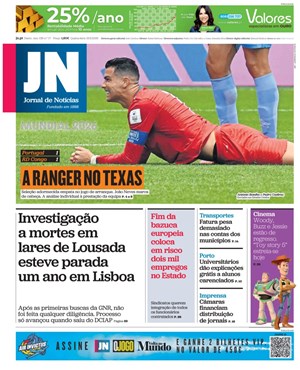 Capa de Jornal de Notícias