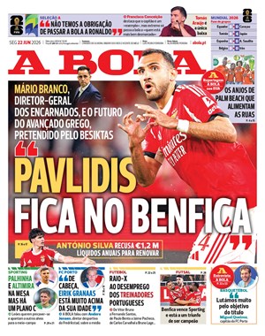 Capa de A Bola