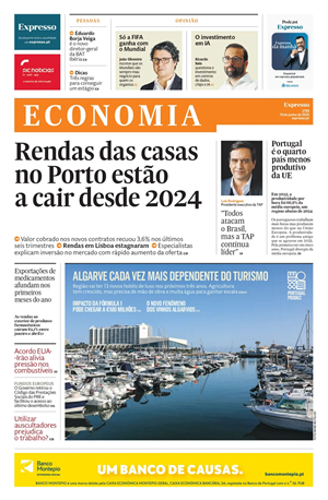 Capa de Expresso Economia