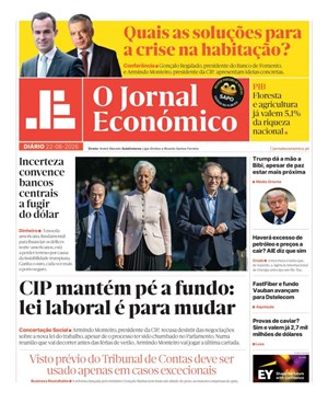 Capa de Jornal Económico