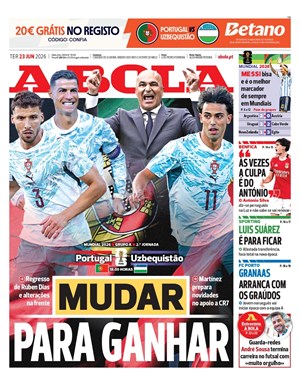 Capa de A Bola