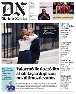 Capa de Diário de Notícias