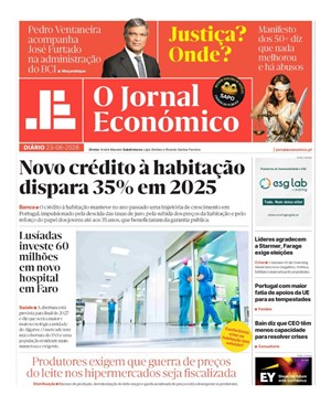 Capa de Jornal Económico