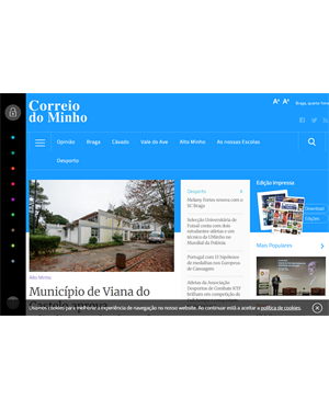 Capa de Correio do Minho