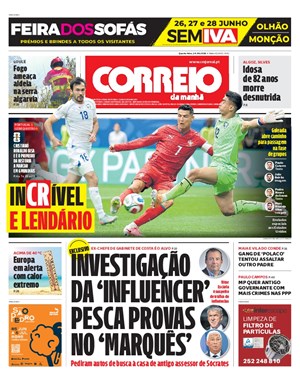 Capa de Correio da Manhã