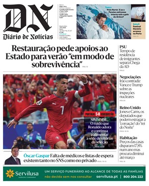 Capa de Diário de Notícias
