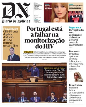 Capa de Diário de Notícias