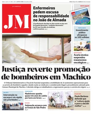 Capa de Jornal Madeira