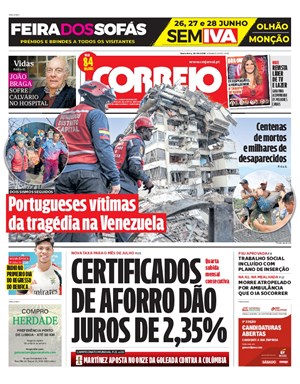 Capa de Correio da Manhã