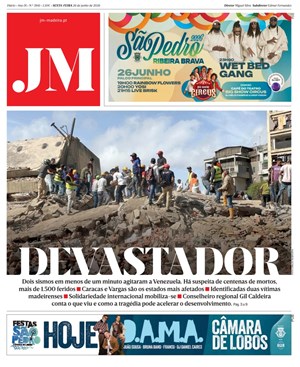 Capa de Jornal Madeira