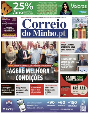 Capa de Correio do Minho