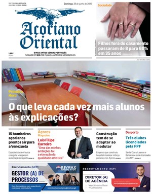 Capa de Açoriano Oriental