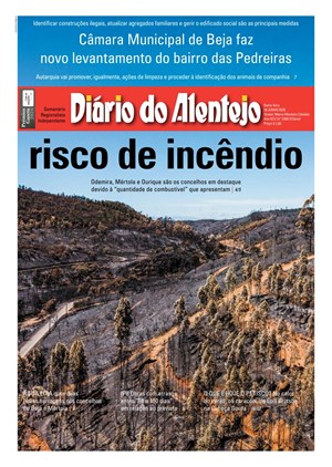 Capa de Diário do Alentejo