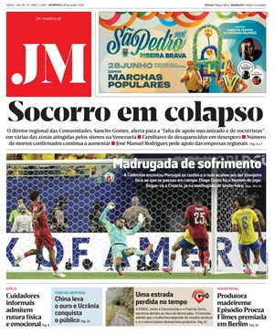 Capa de Jornal Madeira