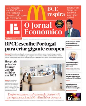 Capa de Jornal Económico