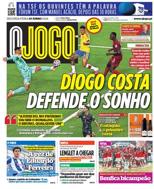Capa de O Jogo