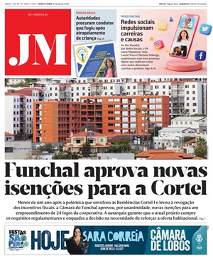 Capa de Jornal Madeira