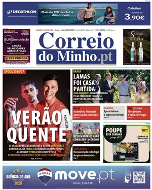 Capa de Correio do Minho