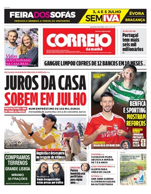 Capa de Correio da Manhã